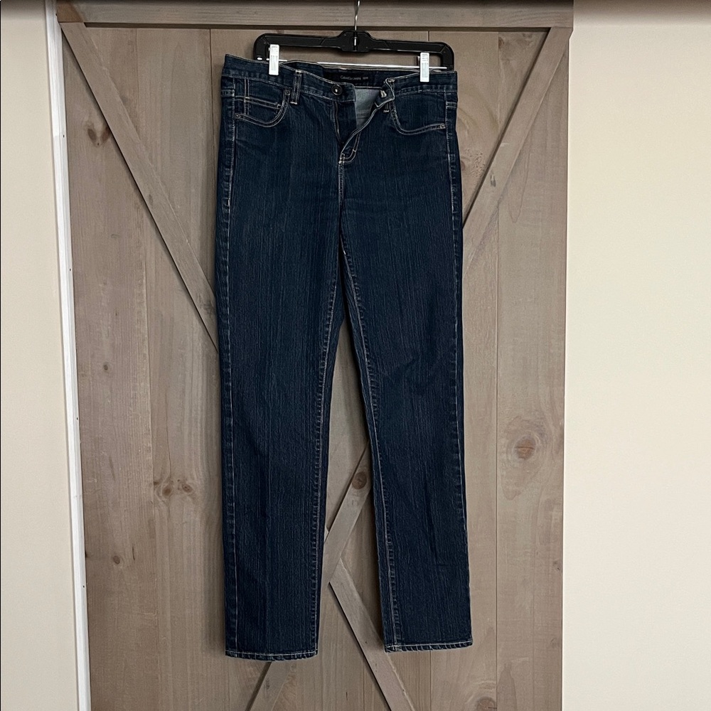 Calvin Klein Collection Dark Blue Boot Cut Jeans
